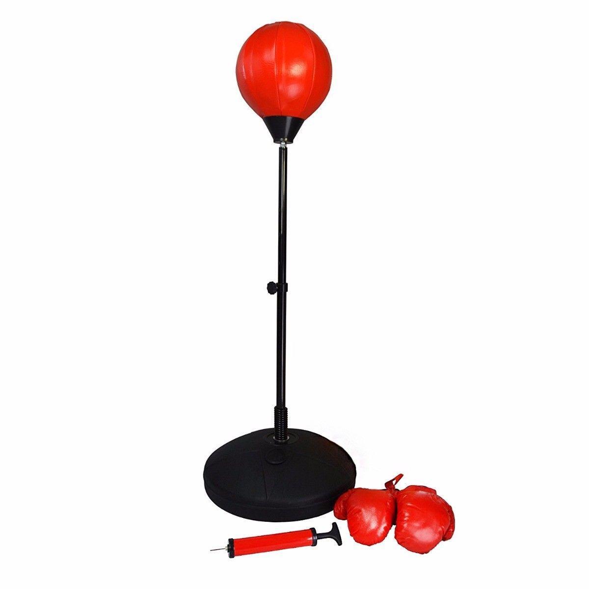 Childrens Kids Punching Boxing Ball Set Adjustable Height From 90 to 120cm   2370 (Parcel Rate)
