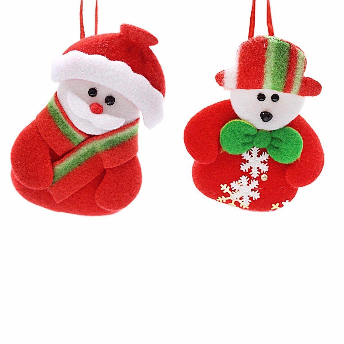 Christmas Hanging Felt Novelty Decorations Christmas Decoration 13cm 1452 (Large Letter Rate)