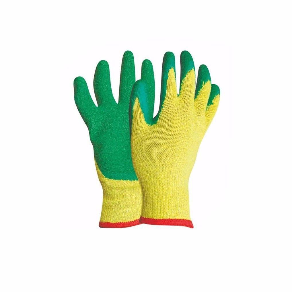 Work Gloves Safety Personal Protect Gloves 1 Pair Yellow Green 0780 (Large Letter Rate)
