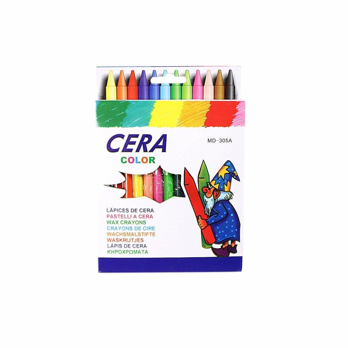Childrens Boys Girls Assorted Multi Crayons 12 Pack   2618 (Large Letter Rate)