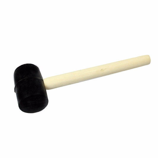 Rubber Mallet Hammer With Wooden Shaft Durable And Long Life 25cm Diy 1015 (Parcel Rate)