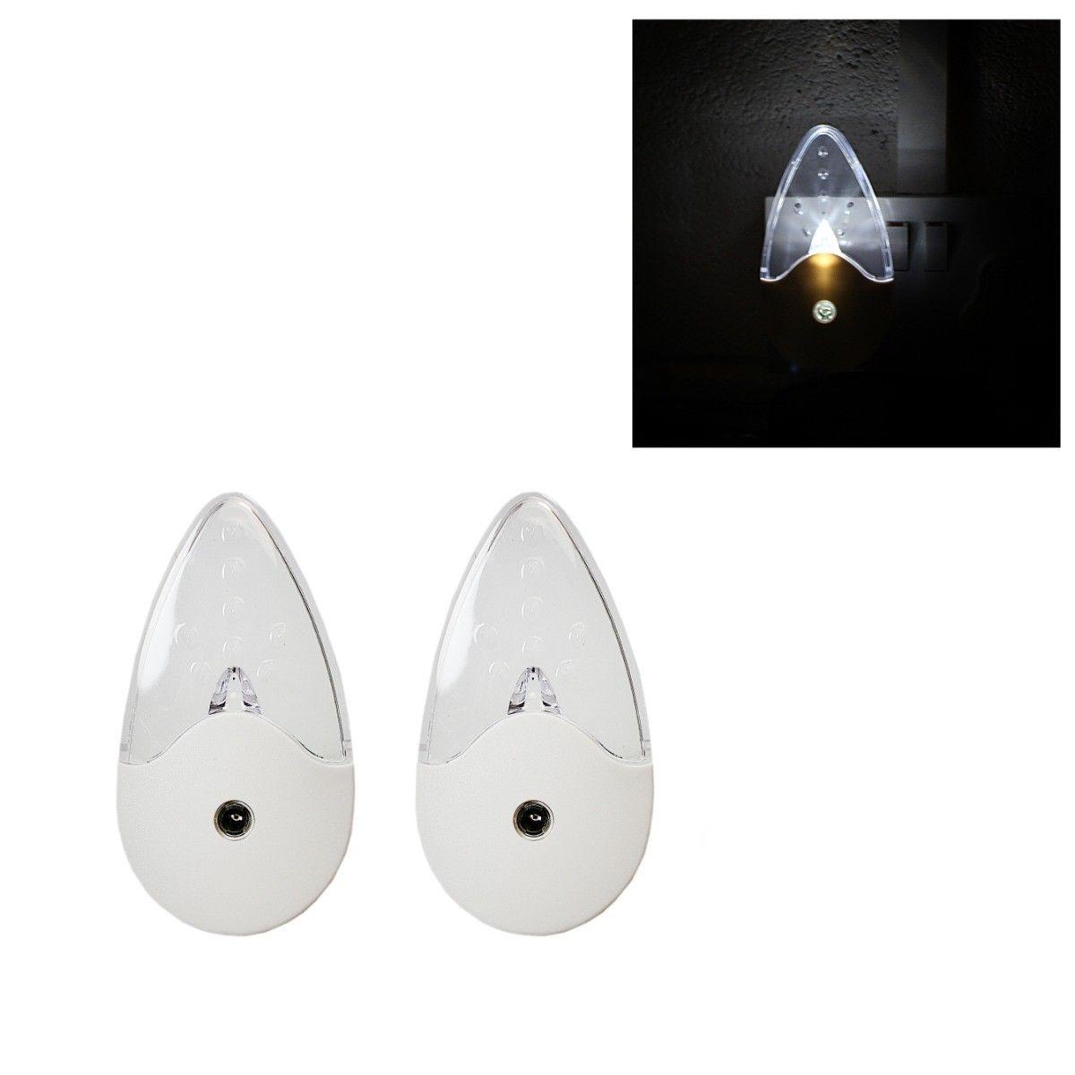 Pack Of 2 Automatic Night Lights Auto Turn On At Dusk  0682 (Parcel Rate)