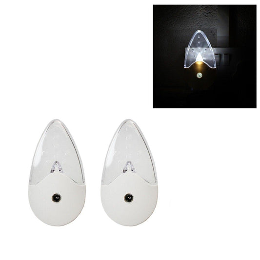 Pack Of 2 Automatic Night Lights Auto Turn On At Dusk  0682 (Parcel Rate)