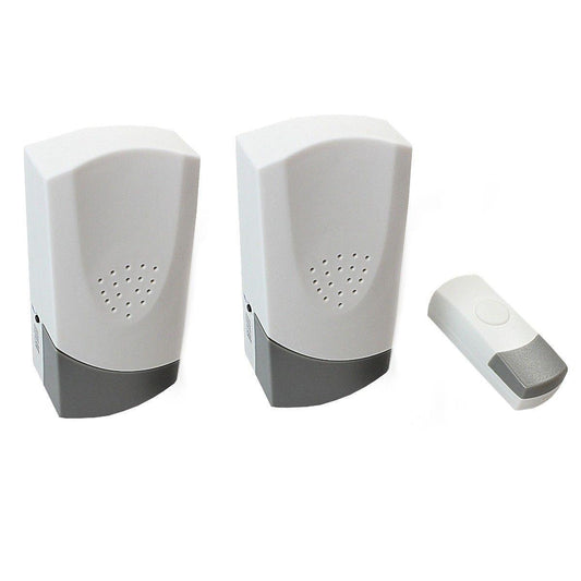 Wire Free Door Chime Kit 2 x Chime Units Pack Of 3 Battery Included   5911 (Parcel Rate)