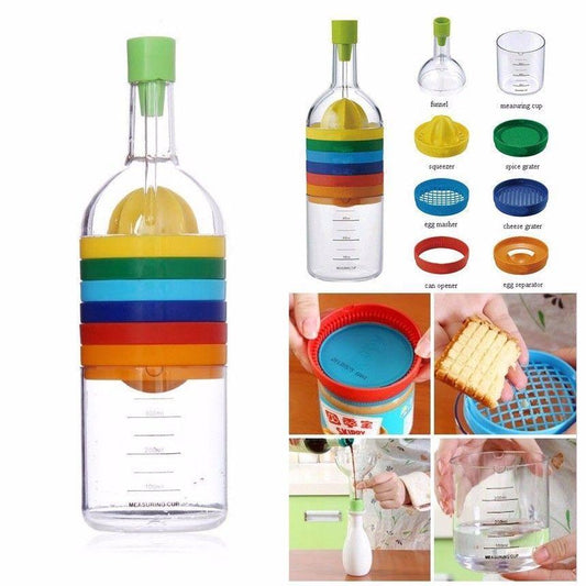 Bin 8-in-1 Kitchen Utensil Essential Kitchen Multi-Function Tool Like Bottle 2501 (Parcel Rate)
