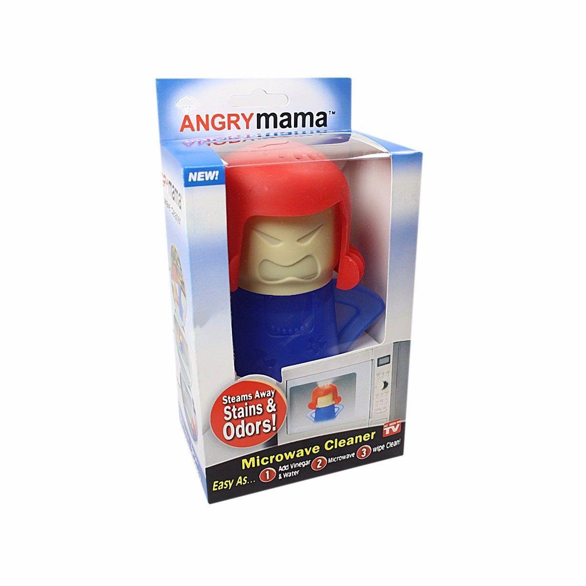 Microwave Cleaner Angry Mama Microwave Oven Fast Action Steam Cleaner 3931 (Parcel Rate)