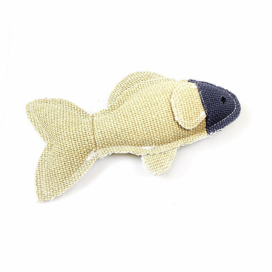 Fish Shaped Pet Teething Toy Approx 13cm 4199 (Parcel Rate)
