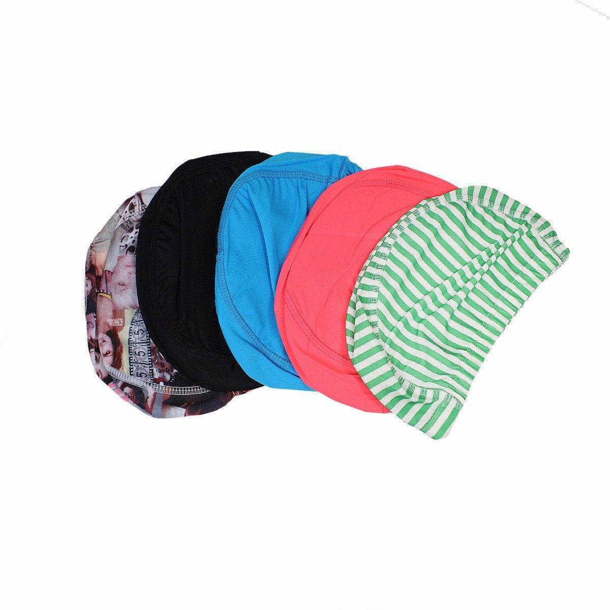 Womens Mens Unisex Fabric Swimming Hats/Caps Assorted Colours 1 Size 2143 (Large Letter Rate)