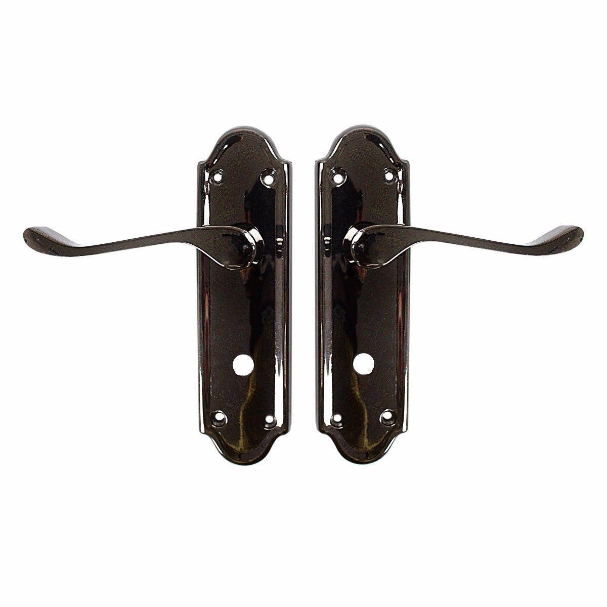 6'' Ashfield Bathroom Black Nickel 1 Pair With Screws  4080 (Parcel Rate)