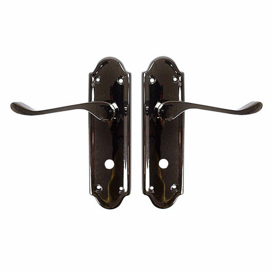 6'' Ashfield Bathroom Black Nickel 1 Pair With Screws  4080 (Parcel Rate)