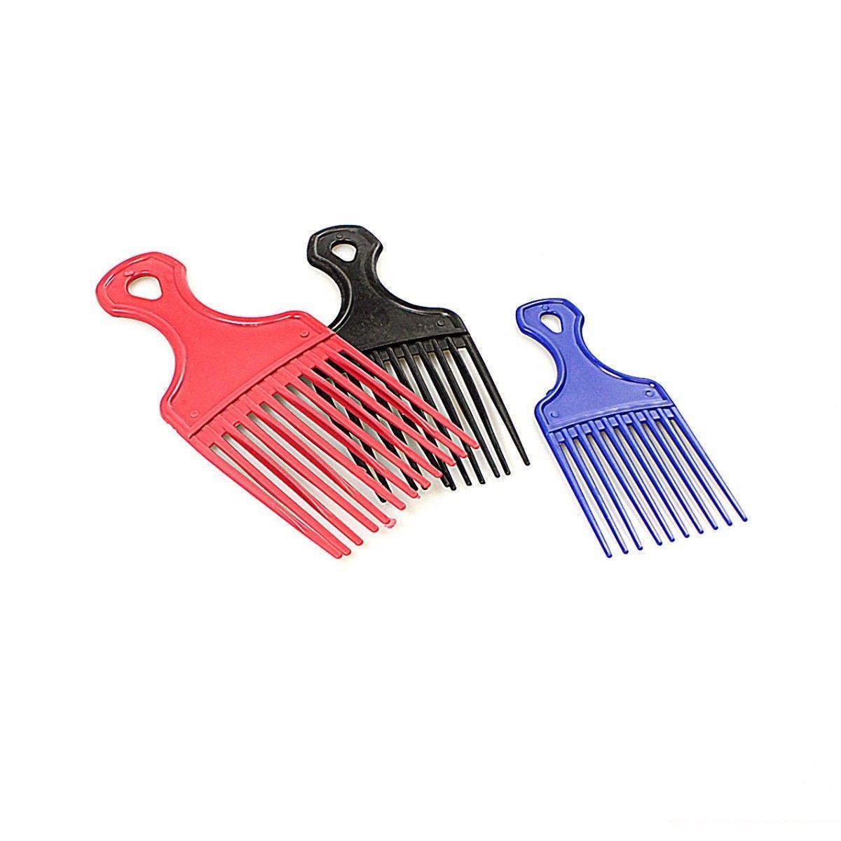 Pack Of 3 Small Medium Large Comb Blue Black Red 4803 (Large Letter Rate)