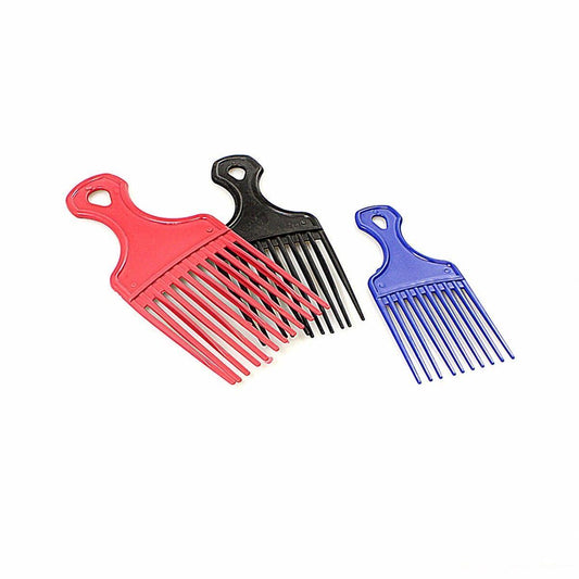 Pack Of 3 Small Medium Large Comb Blue Black Red 4803 (Large Letter Rate)