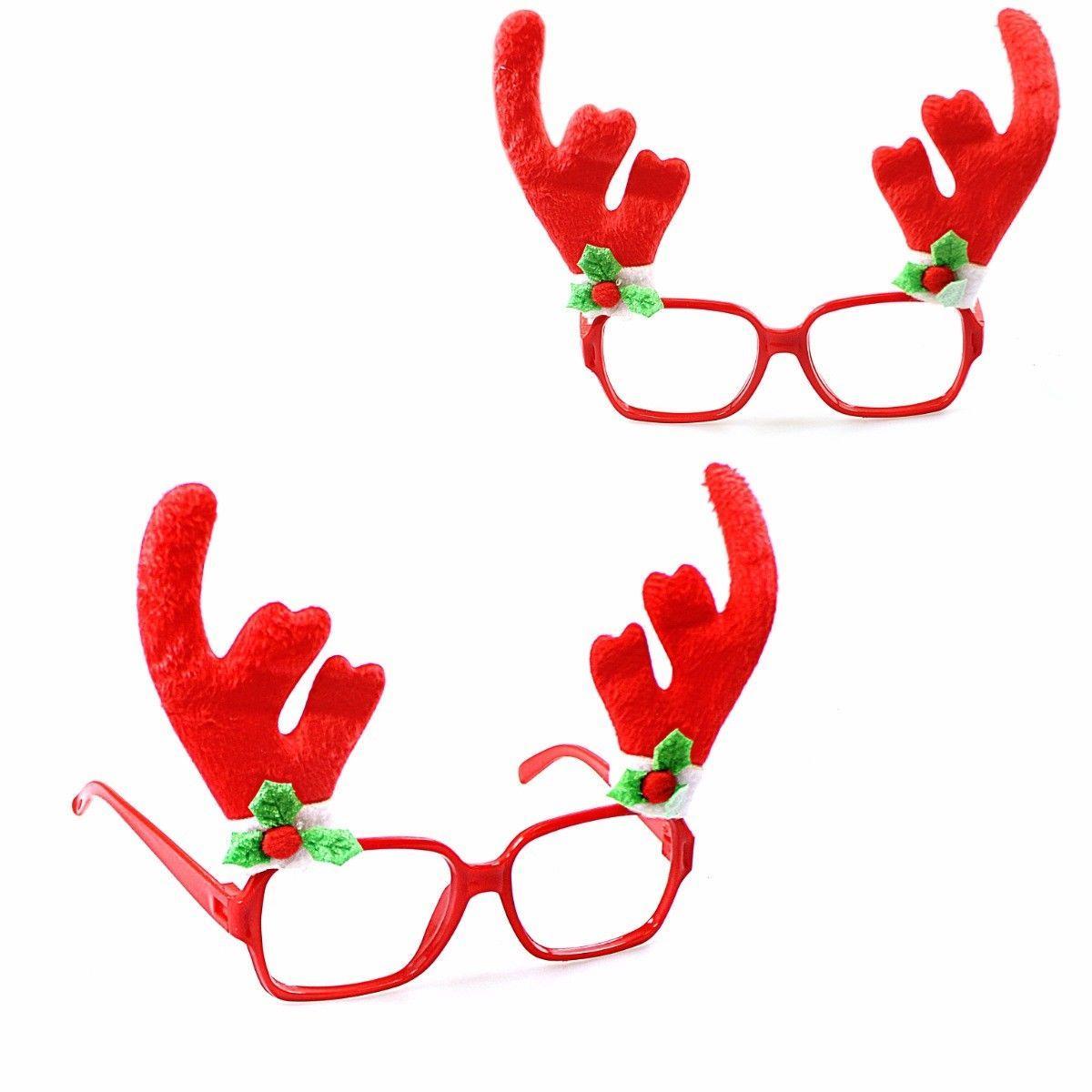 Fancy Novelty Christmas Fun Sun Glasses Suitable For All 14cm   4631 (Parcel Rate)