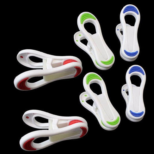 High Quality Pack Of 6 Plastic Clothes Pegs 6.5cm Home 4896 (Parcel Rate)