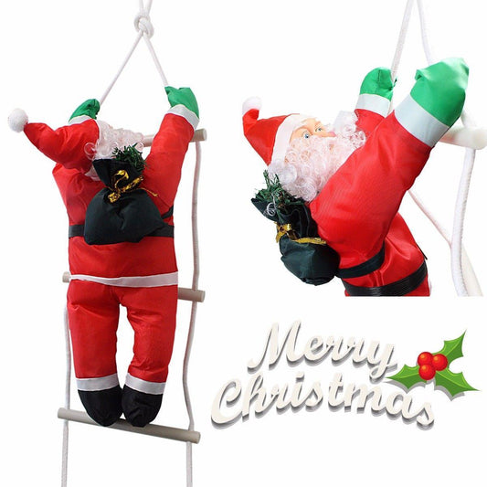 Climbing Santa With Rope Ladder, Suitable for Indoor and Outdoor  50 cm   1758 (Parcel Rate)