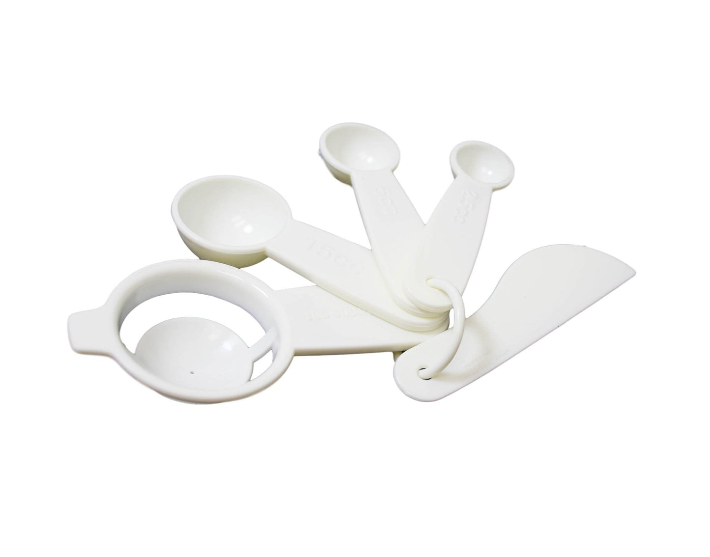 5 Piece Egg Strainer Tool With Cooking Spoons and Knife Perfect Baking Set 3623 (Parcel Rate)p