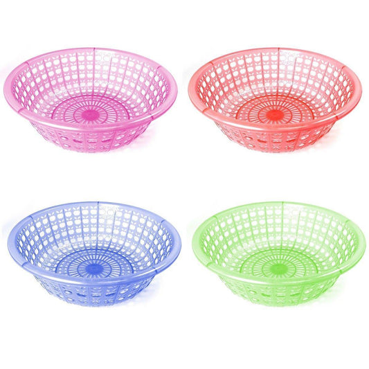 Plastic Colander Sieve & Vegetable Strainer Available In Various Colours Approx 50cm  3149 (Parcel Rate)