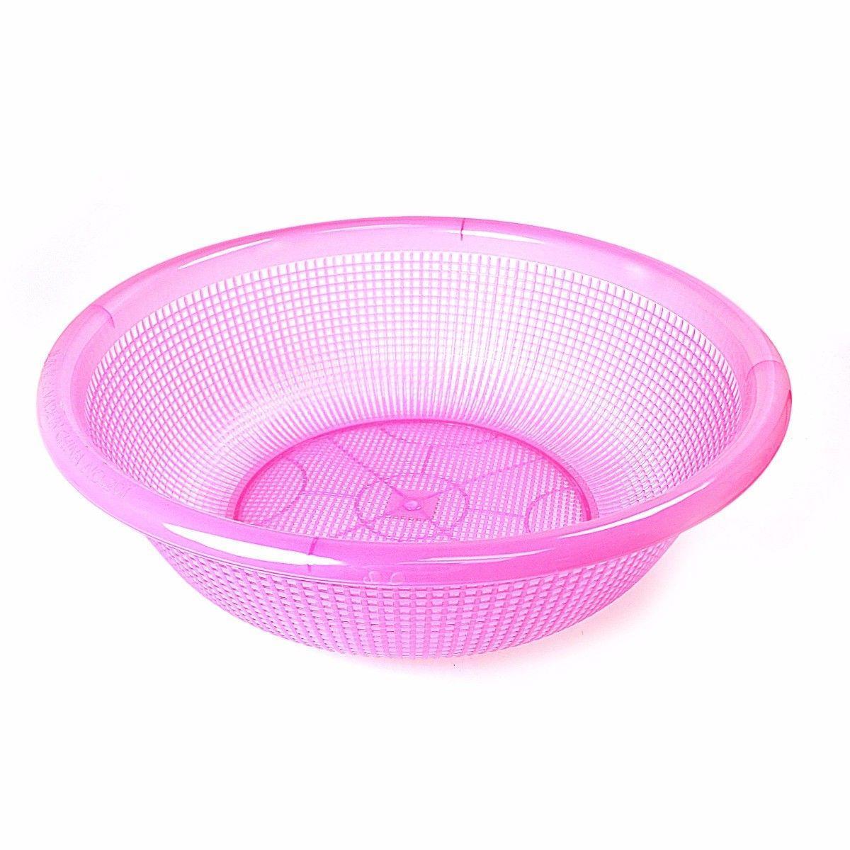 Plastic Colander Sieve Strainer Available In Various Colours Approx 35cm kitchen 0425 (Parcel Rate)