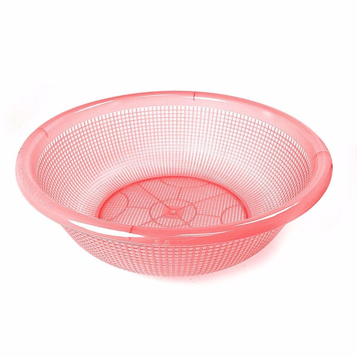 Plastic Colander Sieve Strainer Available In Various Colours Approx 35cm kitchen 0425 (Parcel Rate)