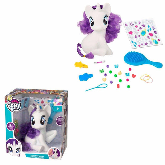 NEW My Little Pony RARITY Styling Head with 15+ Accessories & Stickers   1641 (Parcel Rate)