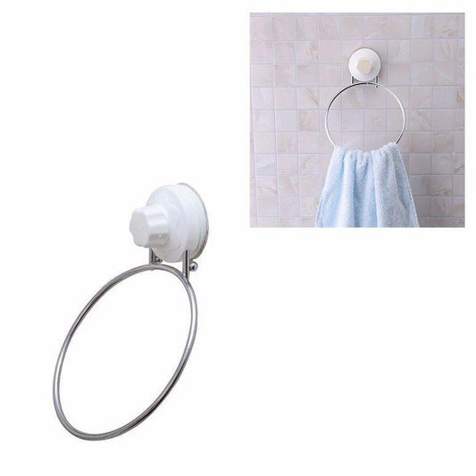 Bathroom Towel Rail With Suction Cap Easy To Assemble 8429 (Parcel Rate)