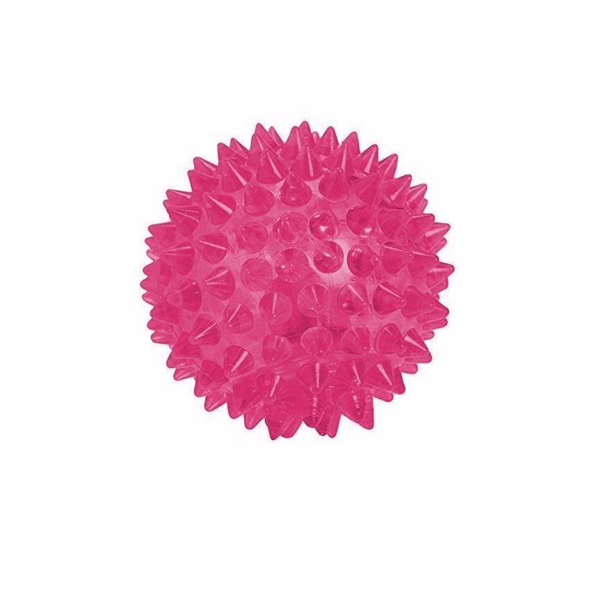 Flashing Light Up Spikey High Bouncing Balls Novelty Sensory Hedgehog Ball 4827 (Parcel Rate)