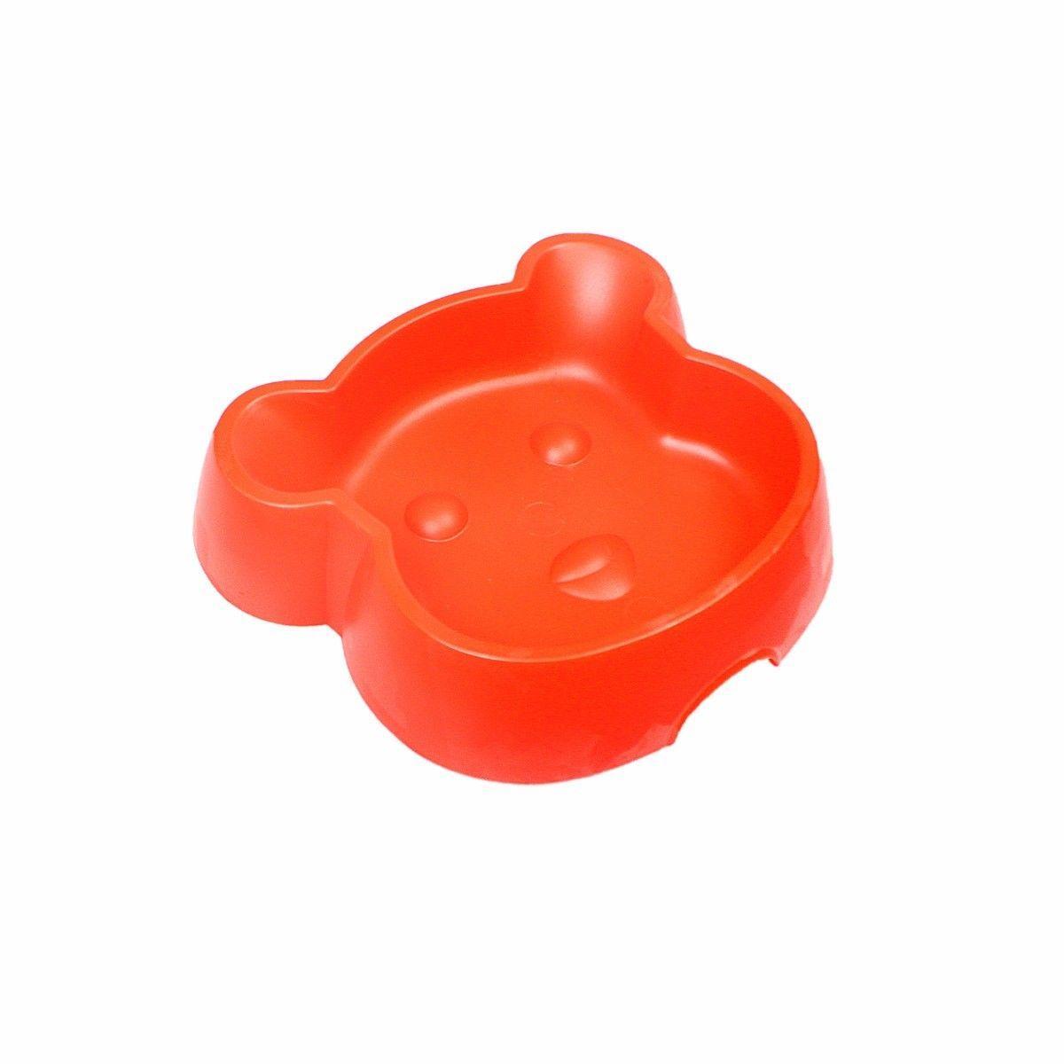 Plastic Assorted Colour Pet Feeding Tray In Dog Shape 13cm  2020 (Parcel Rate)