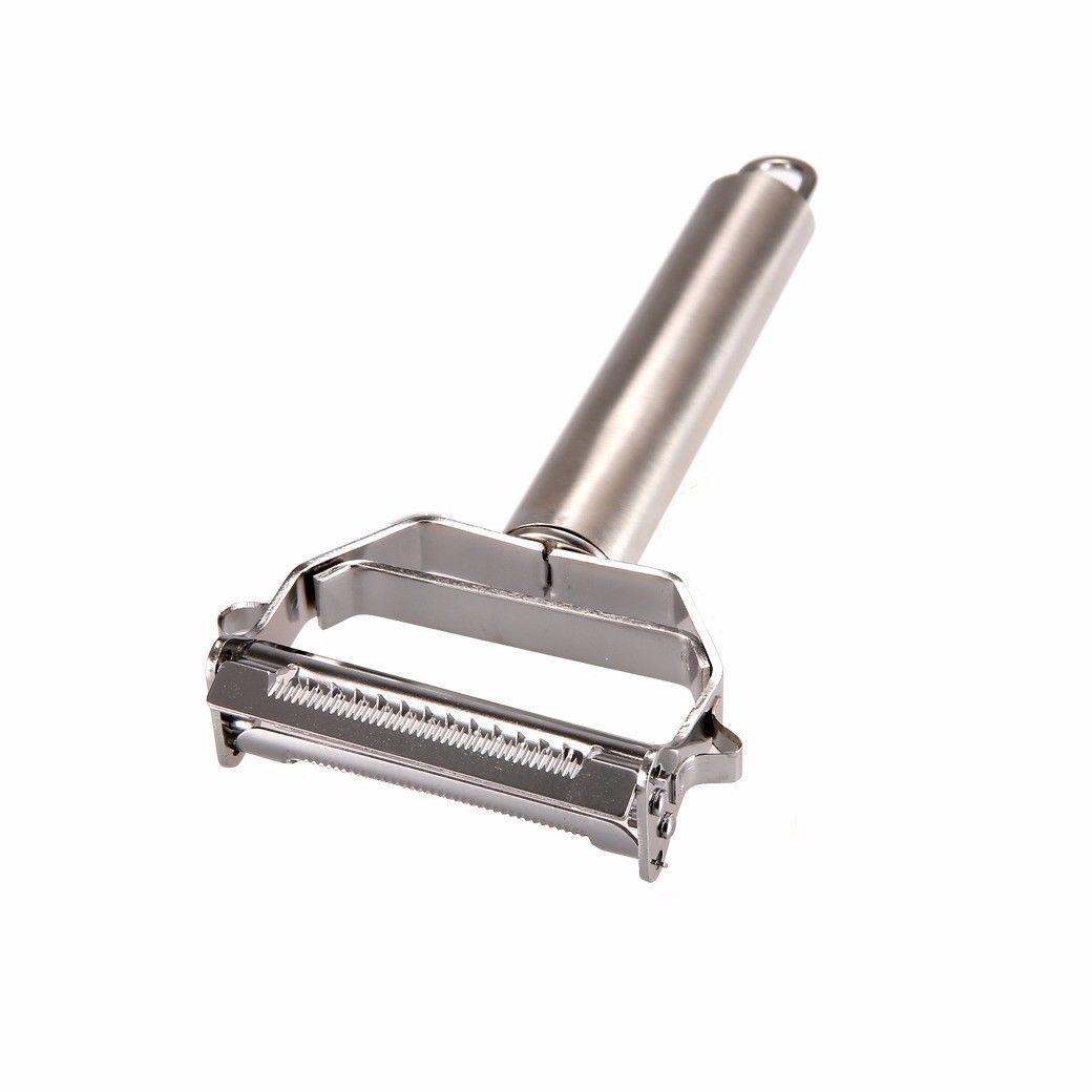 2 In 1 Ultra Sharp Stainless Steel Smart Peeler Courgette Grater & Slicer 4823 (Large Letter Rate)