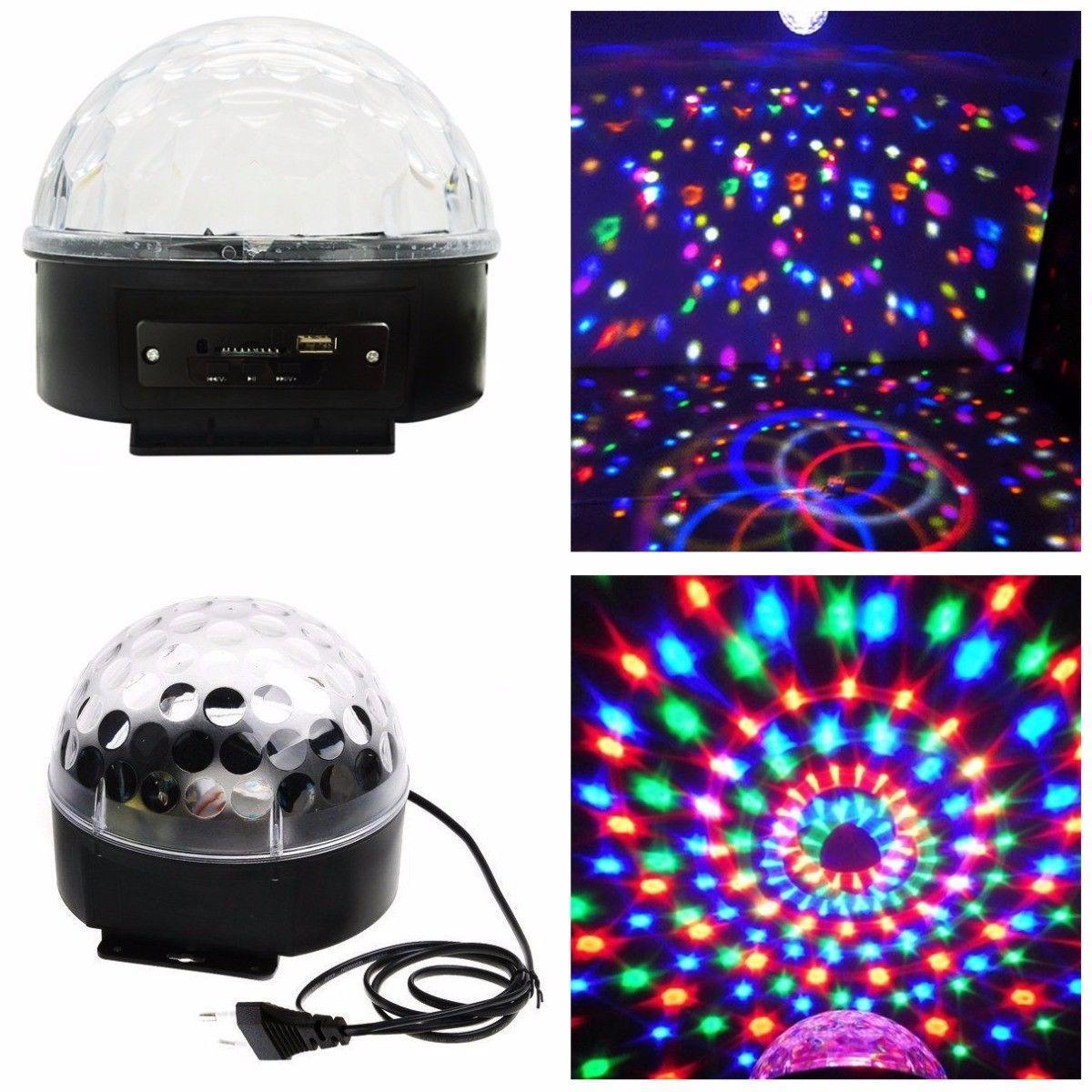 x6 Channel Projected LED Crystal Light Magic Ball Ideal, Christmas, Party, Home   4863 (Parcel Rate)