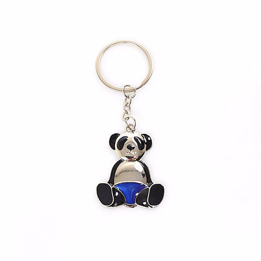 Metal Teddy Bear Keychain Style Keyring Pack of 1 Keyring 4765 (Large Letter Rate)