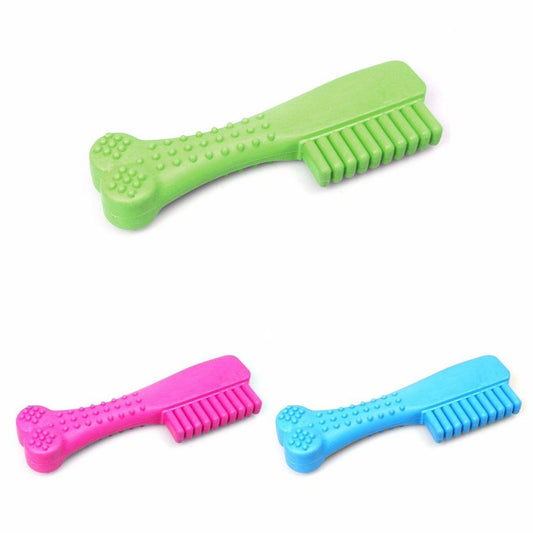 Strong Comb Shaped Rubber Pet Dog Ball Chew Toy Ideal for Dogs Approx 14cm  1819 (Parcel Rate)