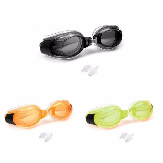 Stylish Comfortable Swimming Goggles In Assorted Colours With Nose Clip Outdoors 2140 (Large Letter Rate)