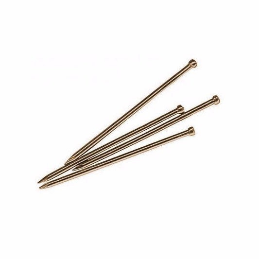 2.4cm Brassed Picture Pins Pack Of 40 Home Diy 5098 (Large Letter Rate)