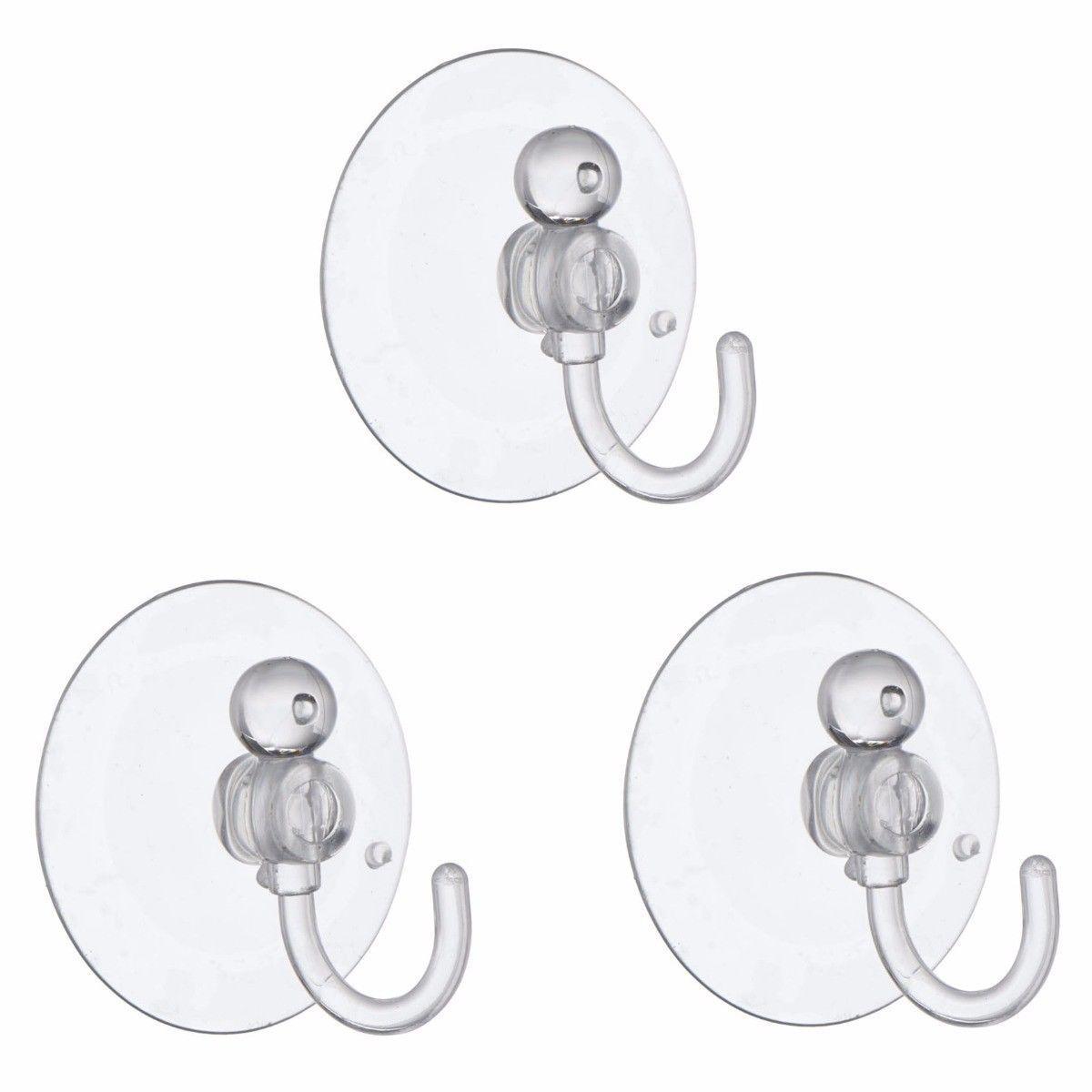 Value Pack Suction Hooks 40mm Pack Of 3 Home Diy  0248 (Large Letter Rate)
