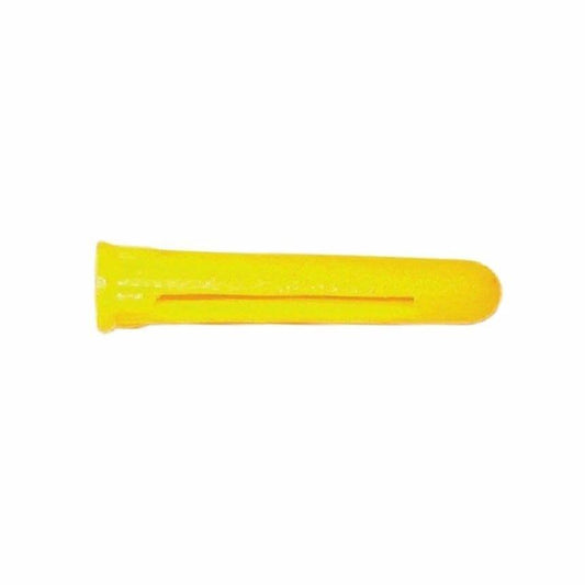 Value Pack Yellow Wall Plugs 2.5cm Pack Of 100 Diy 0129 (Large Letter Rate)