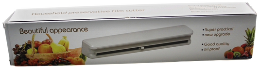 Wraptastic Clingfilm Wrap Dispenser & Cutter Safely Cuts Aluminium Foil Baking Paper 3887 (Parcel Rate)