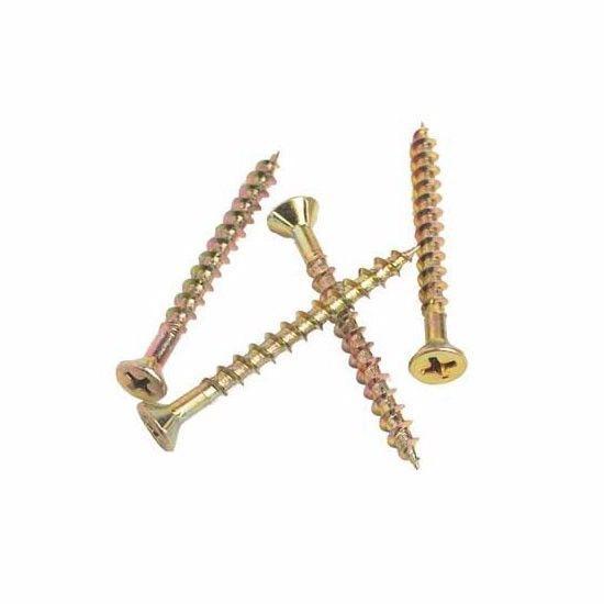 4.0 x 25 Pozi Countersunk Hardened Chipboard Wood Screws Pack of 50   0256 (Large Letter Rate)