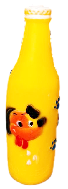 Pet Dog Toy Bottle Squeaky Random Colour Sent 19cm x 6cm 6649 (Parcel Rate)