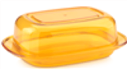 Covered Plastic Butter Dish Kitchen 0302 (Parcel Rate)