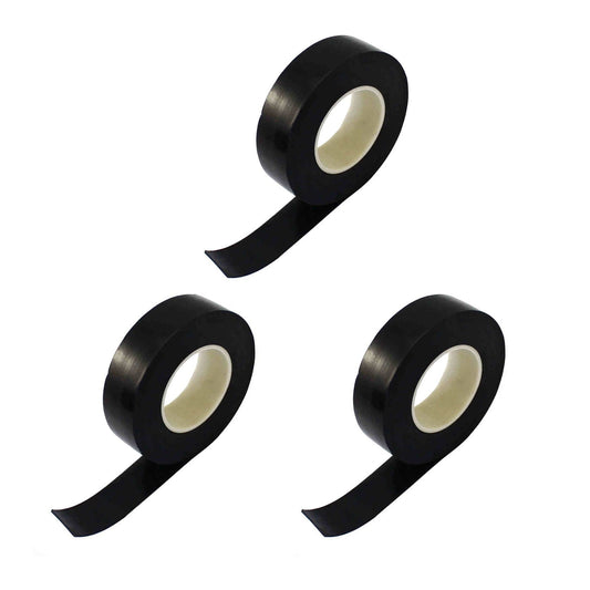 3 Pack Heavy Duty Mini Black General Use Tape Diy Home 1948 (Parcel Rate)