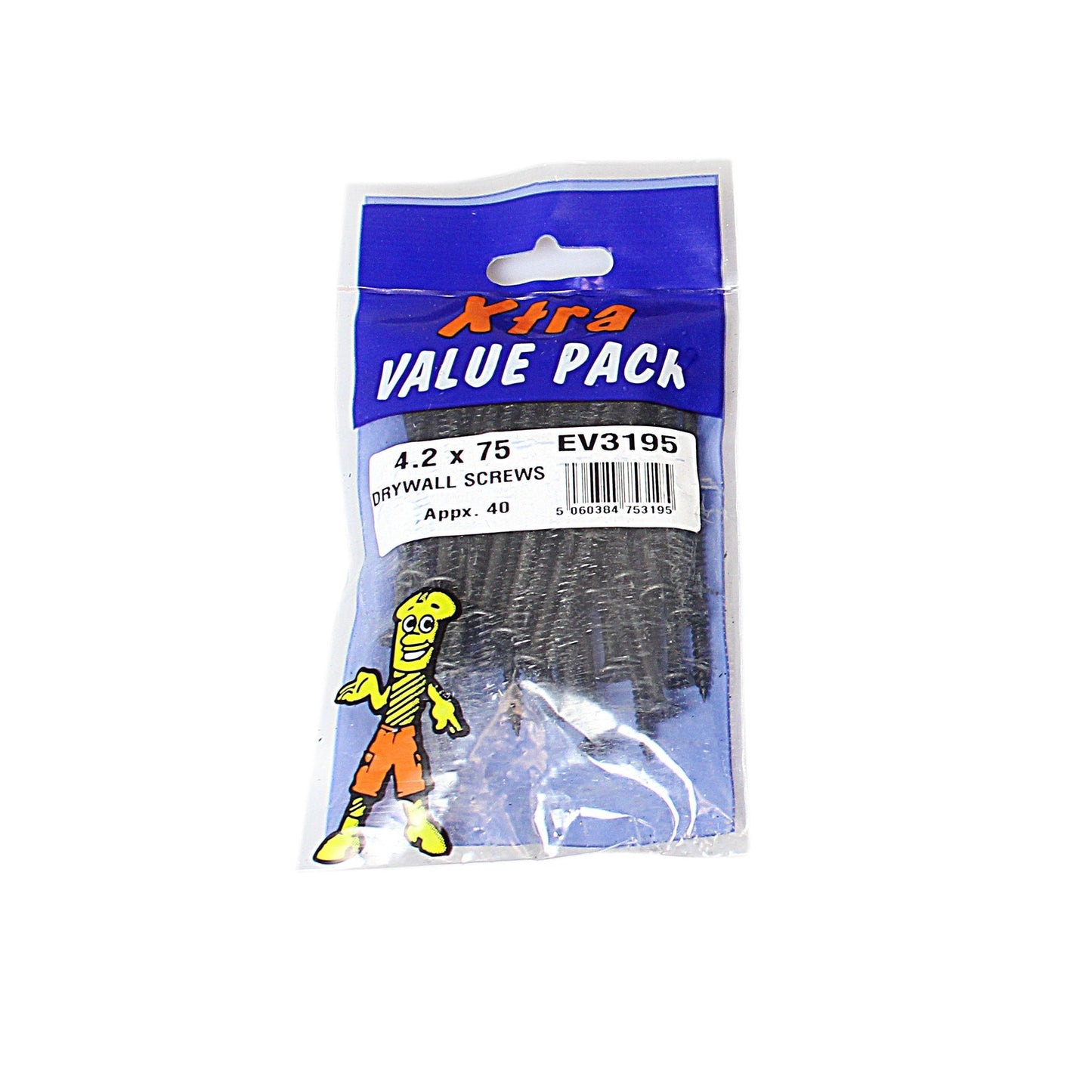4.2 x 75  Dry Wall Screws Xtra Value 5319 Diy (Large Letter Rate)