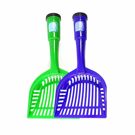 Cat Dog Poop Sieve Scoop with Waste Bags Pet Litter Wastes Treatment Tools   4124 (Parcel Rate)