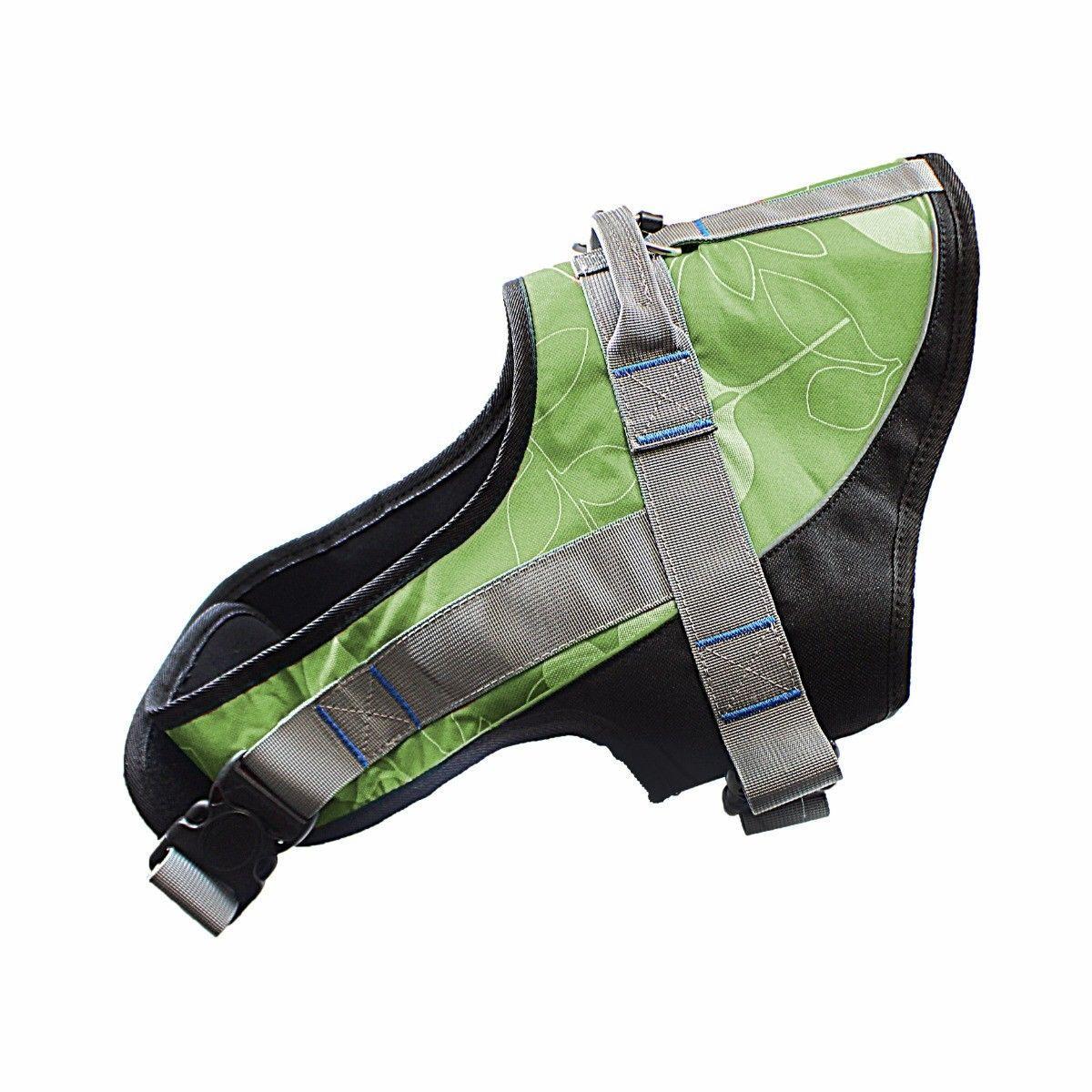 16 Chest Adjustable Soft Padded Non Pull Pet Dog Harness Vest Walking S-XL Nylon 3946 (Parcel Rate)