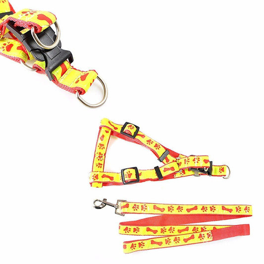 Bright Lightweight & Reflective Dog Leash With Extra Strong Harness Approx 85cm Pets 1010 (Parcel Rate)
