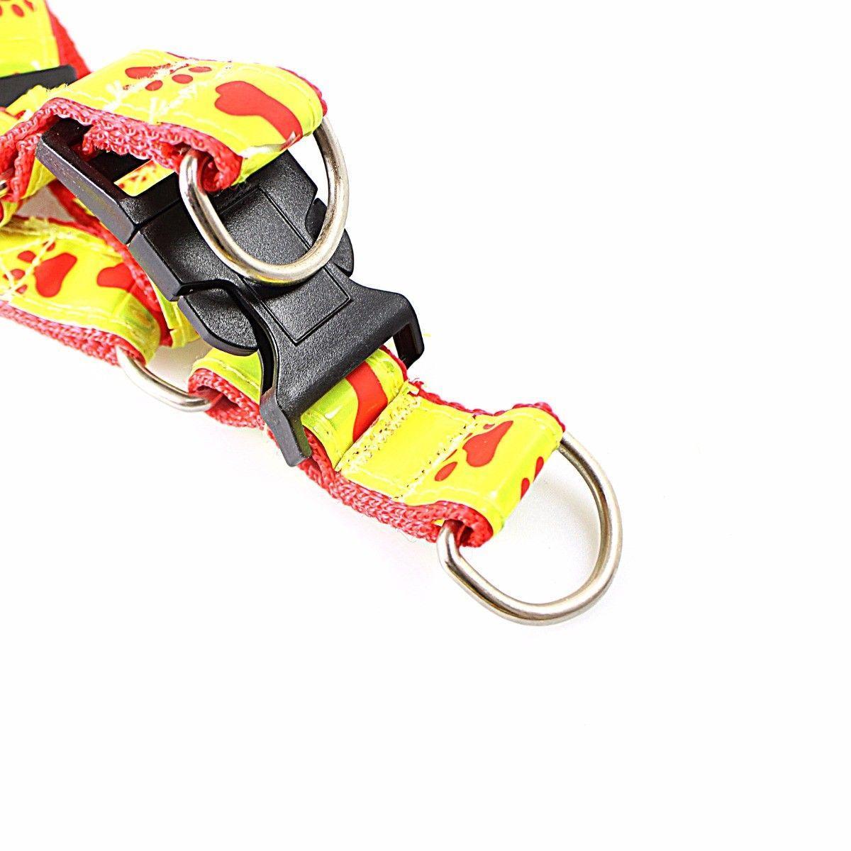 Bright Lightweight & Reflective Dog Leash With Extra Strong Harness Approx 85cm Pets 1010 (Parcel Rate)