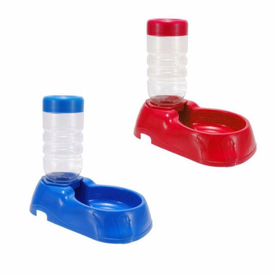 Automatic Pet Dog Cat Rabbit Food & Water Dispenser Dish Bowl Feeder 2021 (Parcel Rate)