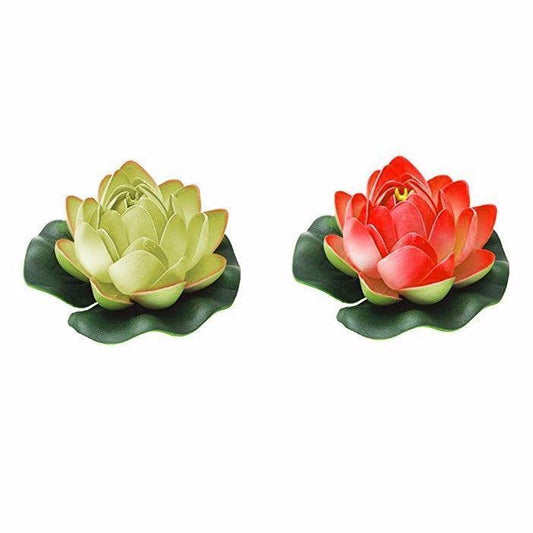 Aquarium Floating Flower Lotus Ornament For Tanks Assorted Colours 2218 (Large Letter Rate)