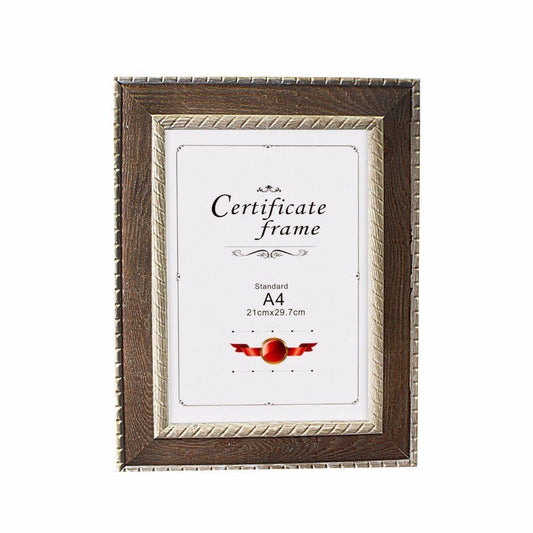 A4 Certificate Photo Frame, Gold Plated Photo Frame 21cm x 29.7cm 3630 (Lareg Letter)