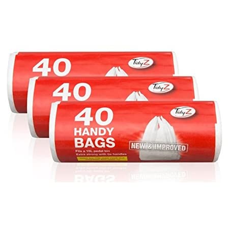 Bin Handy Bags with Tie Handles Pack of 40 45 x 57.5 cm B0046 (Parcel Rate)