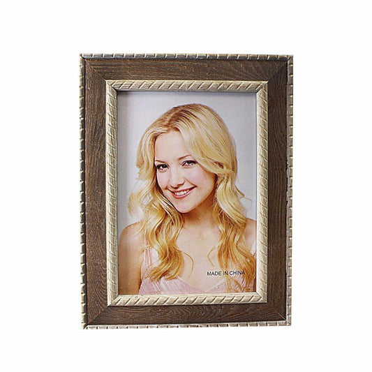 Brown Photo Frame Ideal For Portrait Pictures 4'' x 6'' 3626 (Parcel Rate)